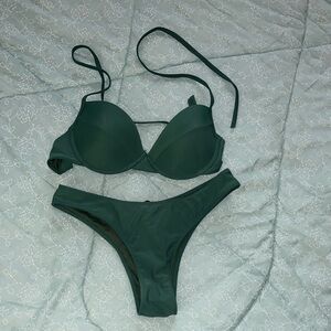 Icon Swim Forest Green Bikini Set